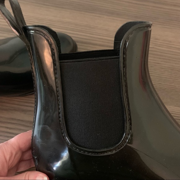 Naturalizer Black Ankle Rain Boots - Picture 7 of 12